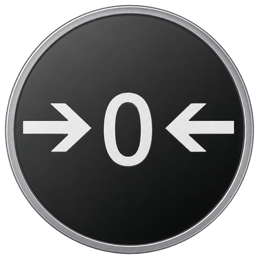 →0←
